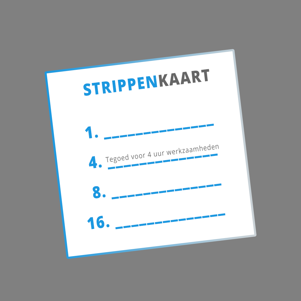 Strippenkaart met 4 strippen